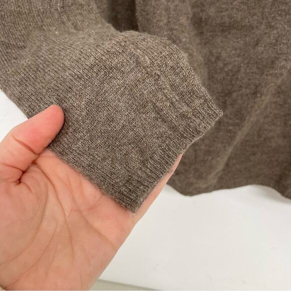 Joie Brown Cowl Neck Cashmere Sweater Womens XS Pullover Casual Classic Cozy - Picture 7 of 7